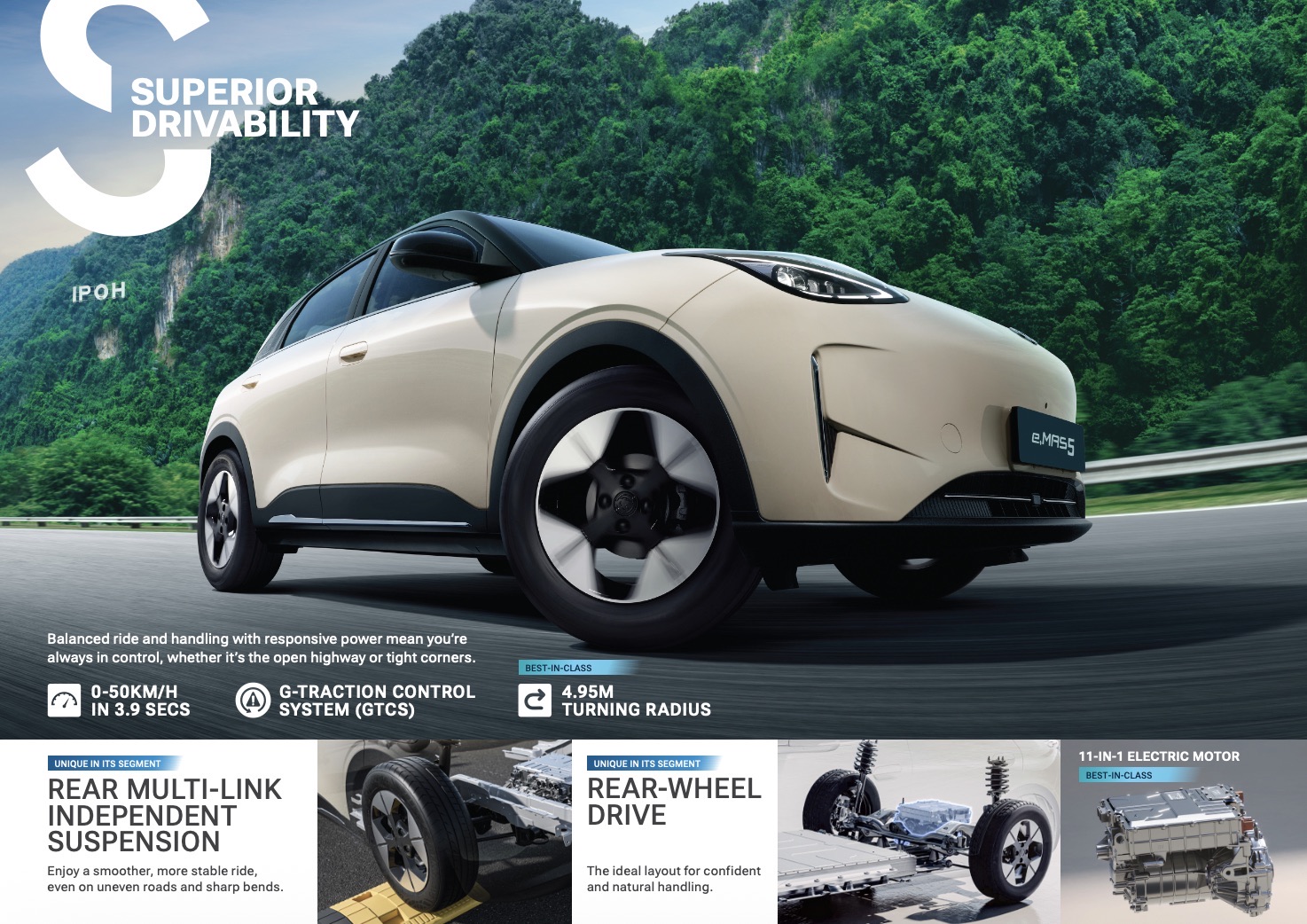 Proton e.MAS 5 superior drivability and performance features